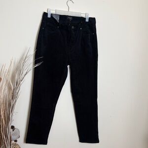 NWT Banana Republic Black Corduroy Slim High-Rise Pants